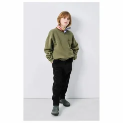 American Vintage Pantalon Velours Côtelé Padow Coton Bio | Noir Outlet