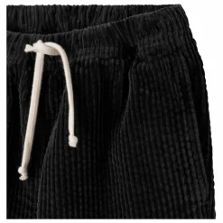 American Vintage Pantalon Velours Côtelé Padow Coton Bio | Noir Outlet