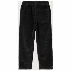 American Vintage Pantalon Velours Côtelé Padow Coton Bio | Noir Outlet