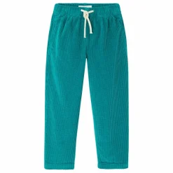 American Vintage Pantalon Velours Côtelé Padow Coton Bio | Vert