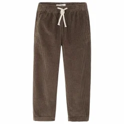 American Vintage Pantalon Velours Côtelé Padow Coton Bio | Marron Sale