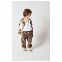 American Vintage Pantalon Velours Côtelé Padow Coton Bio | Marron Sale