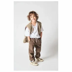 American Vintage Pantalon Velours Côtelé Padow Coton Bio | Marron Sale