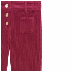 Tartine et Chocolat Pantalon Velours Côtelé Poches Devant | Magenta