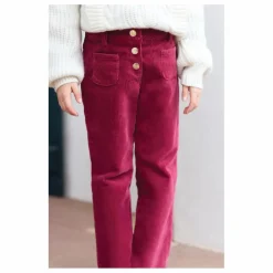 Tartine et Chocolat Pantalon Velours Côtelé Poches Devant | Magenta