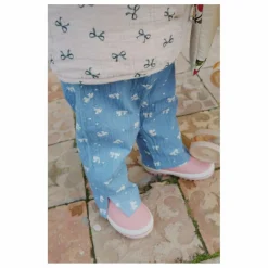 Konges Sløjd Pantalon Vida Coton Bio | Bleu Clearance