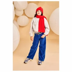 Discount AO76 Pantalon Zina Ardo Velours Côtelé | Bleu