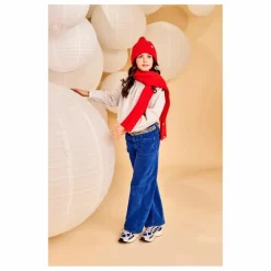 Discount AO76 Pantalon Zina Ardo Velours Côtelé | Bleu