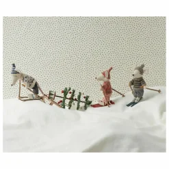 Maileg Papa souris et ses skis |