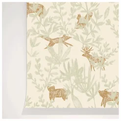 Season Paper Papier Peint Cache Cache Lichen Vert Lichen Discount