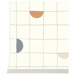 Online Season Paper Papier peint Lune | Jaune moutarde