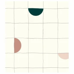 Hot Season Paper Papier peint Lune | Vert émeraude