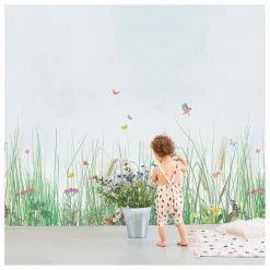 Enfant MIMI'lou Papier peint Panorama Mon Jardin