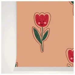 Season Paper Papier Peint Tulipe Joyeuse Multicolore Online