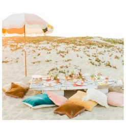 Business & Pleasure Co. Parasol frangé Premium Multicolore