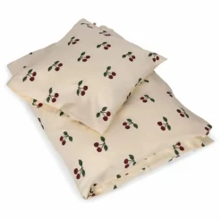 Sale Konges Sløjd Parure de lit Cherry en coton bio | Rouge cerise