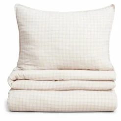 Enfant garbo&friends Linge De Lit Enfant|Parure de lit Gingham Sky |