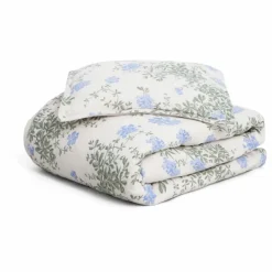 Sale garbo&friends Parure de lit Plumbago en coton bio | Bleu