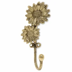 Doing Goods Patère Breezy Double Daisy | Laiton Clearance