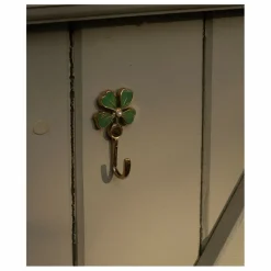 Doing Goods Patère en laiton Lucky Clover | Doré New