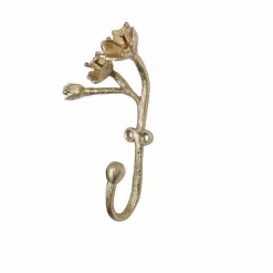 Online Doing Goods Patère en laiton mat Ava Blossom | Gold