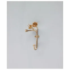 Online Doing Goods Patère en laiton mat Ava Blossom | Gold