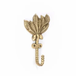 Enfant Doing Goods Patères Devi Palmtree en laiton recyclé - Set de 2 |