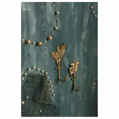 Enfant Doing Goods Patères Devi Palmtree en laiton recyclé - Set de 2 |