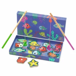 Djeco Pêche à la ligne Fishing Colour Multicolore