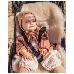 BINIBAMBA Peau de mouton pour poussette et couffin - 68x44 cm | Milk Clearance