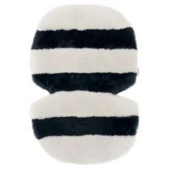 Best BINIBAMBA Peau de mouton pour poussette et couffin - 68x44 cm | Half moon stripe