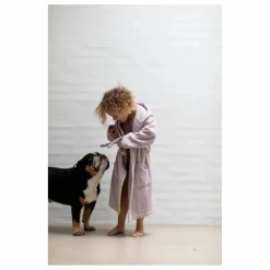 Enfant Bongusta Linge De Bain Enfant|Peignoir Naram | Lilas
