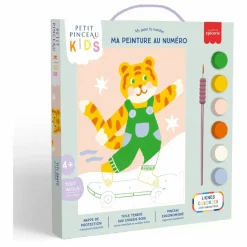 La Petite Épicerie Peinture au numéro enfant - Titi Skate Multicolore Online
