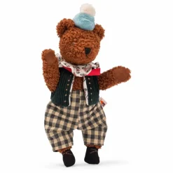 Moulin Roty Doudous, Peluches|Doudous Et Peluches|Peluche Baba le Grand Ours avec sa boîte |