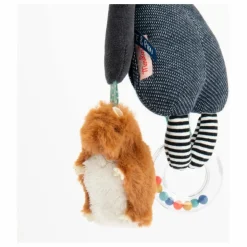 Moulin Roty Peluche d'activités Puce Gris anthracite Hot