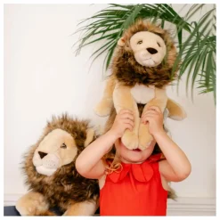 La Pelucherie Peluche Lion Melchior 40 cm | Beige Best