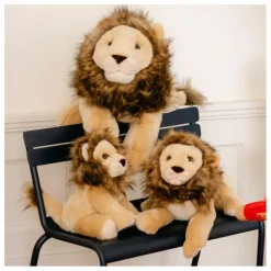 La Pelucherie Peluche Lion Melchior 40 cm | Beige Best
