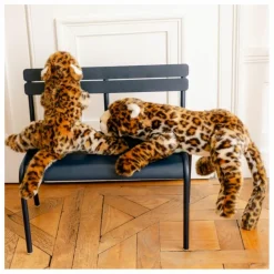 Outlet La Pelucherie Peluche Léopard Sasha 35 cm | Marron