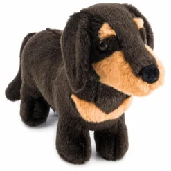 Hot La Pelucherie Peluche Teckel Eugène 25 cm | Noir