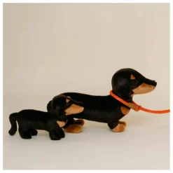 Clearance La Pelucherie Peluche Teckel Eugène 40 cm | Noir