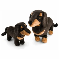 Clearance La Pelucherie Peluche Teckel Eugène 40 cm | Noir