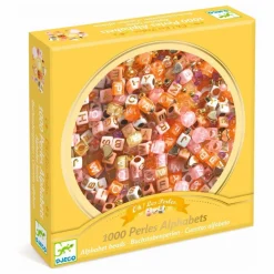 Djeco Perles Alphabets - Boîte de 1000 |