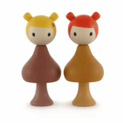 Clicques Personnages en bois Gaia & Mimi Multicolore Clearance