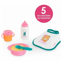 Clearance Corolle Petit Coffret Repas pour poupon 30 cm | Rose
