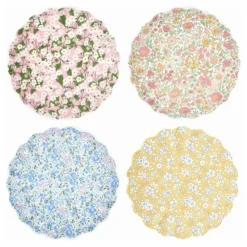 Enfant Meri Meri Vaisselle Enfant|Art De La Table|Petites assiettes en mélamine - x Liberty - Set de 4
