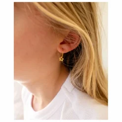 Adorabili Petites Créoles Etoile x Smallable | Doré Outlet