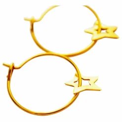 Adorabili Petites Créoles Etoile x Smallable | Doré Outlet