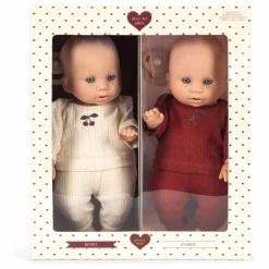 Konges Sløjd Petites poupées Bobo et Bobbie Rouge New