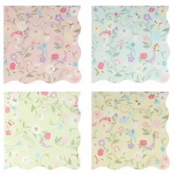 Discount Meri Meri Petites serviettes en papier florales Ladurée - Set de 16 Multicolore