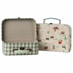 Maileg Petites valises de rangement Pony - Set de 2 Multicolore